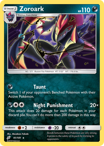 Zoroark 91, Team Up