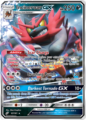 Incineroar-GX 97, Team Up