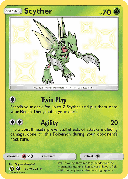 Scyther Pokémon TCG card art