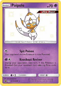Poipole Pokémon TCG card art