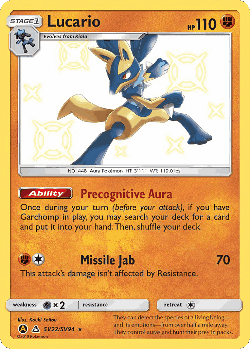 Lucario Pokémon TCG card art