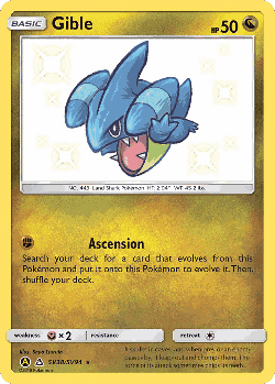 Gible 38, Hidden Fates Shiny Vault