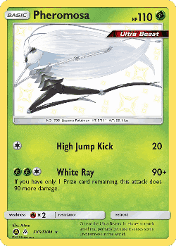 Pheromosa Pokémon TCG card art