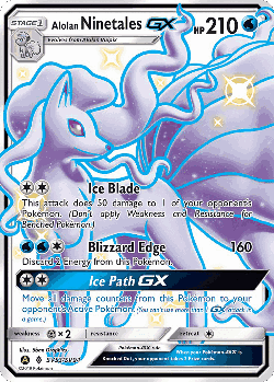 Alolan Ninetales-GX 53, Hidden Fates Shiny Vault