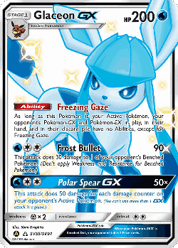 Glaceon-GX 55, Hidden Fates Shiny Vault