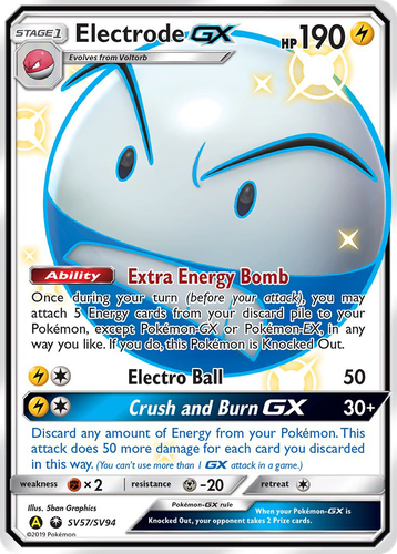 Electrode-GX 57, Hidden Fates Shiny Vault