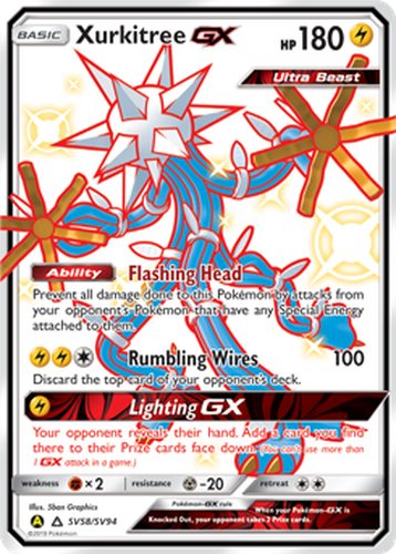 Xurkitree-GX 58, Hidden Fates Shiny Vault