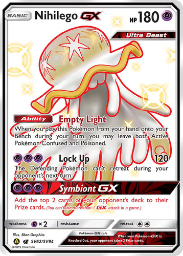 Nihilego-GX 62, Hidden Fates Shiny Vault