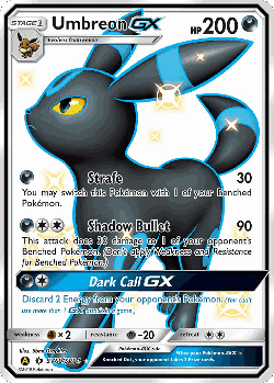 Umbreon-GX 69, Hidden Fates Shiny Vault