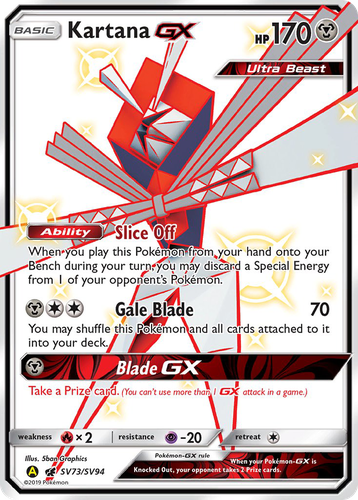 Kartana-GX 73, Hidden Fates Shiny Vault