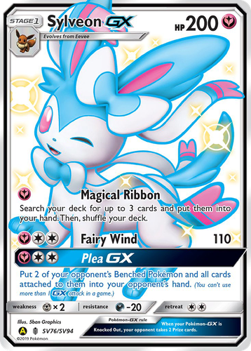 Sylveon-GX 76, Hidden Fates Shiny Vault