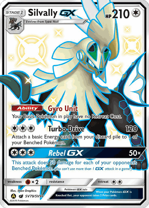 Silvally-GX 79, Hidden Fates Shiny Vault
