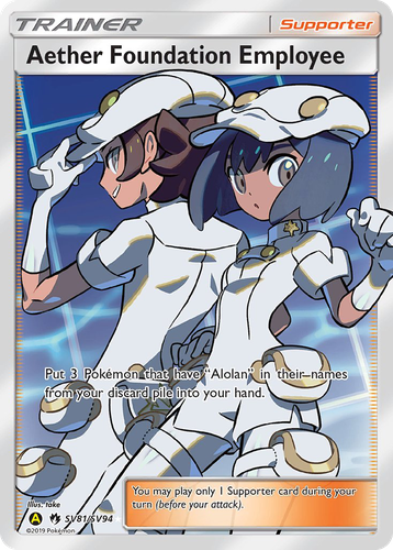 Aether Foundation Employee 81, Hidden Fates Shiny Vault