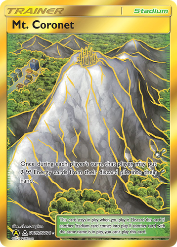 Mt. Coronet #89 from Hidden Fates Shiny Vault - Rare Secret - Illustrated by 5ban Graphics