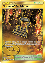 Shrine of Punishment Hidden Fates Shiny Vault card