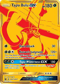 Tapu Bulu-GX 91, Hidden Fates Shiny Vault