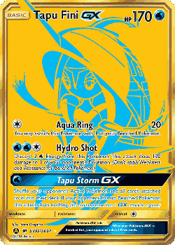 Tapu Fini-GX 92, Hidden Fates Shiny Vault