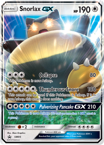 Snorlax-GX Pokémon TCG card art