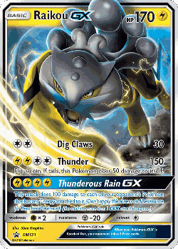 Raikou-GX 121, SM Black Star Promos