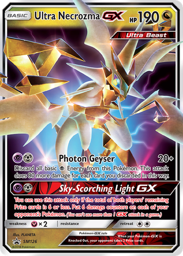 Ultra Necrozma-GX 126, SM Black Star Promos