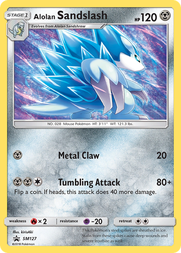 Alolan Sandslash 127, SM Black Star Promos