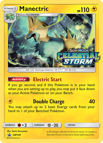 Manectric 130, SM Black Star Promos