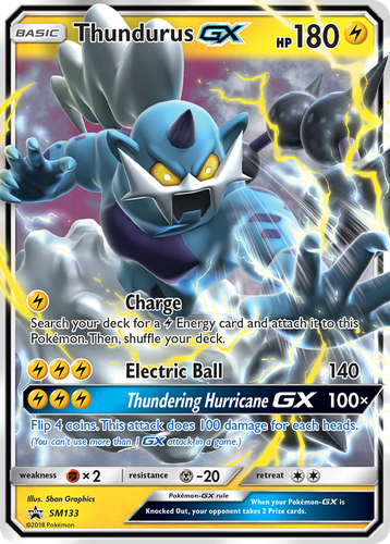 Thundurus-GX 133, SM Black Star Promos
