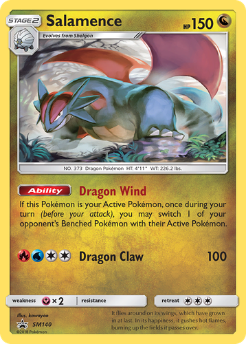 Salamence 140, SM Black Star Promos