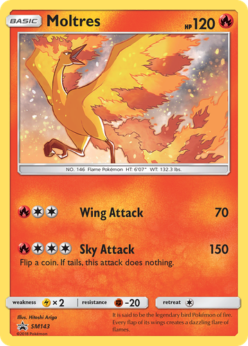 Moltres 143, SM Black Star Promos