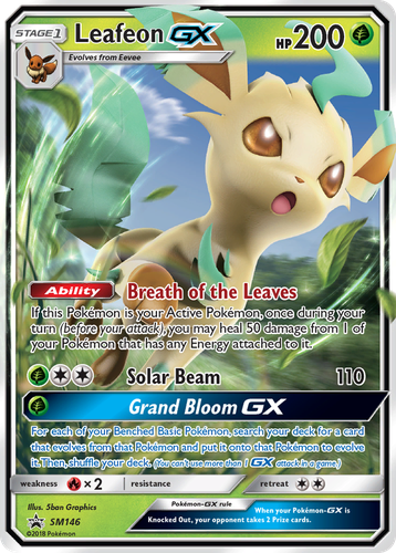 Leafeon-GX 146, SM Black Star Promos