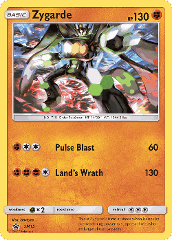 Zygarde Pokémon TCG card art