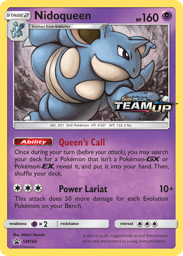 Nidoqueen 160, SM Black Star Promos