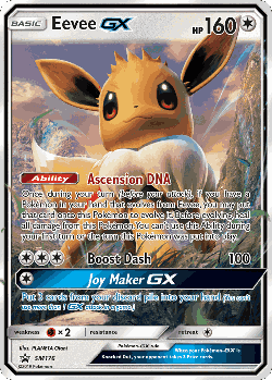 Eevee-GX 176, SM Black Star Promos