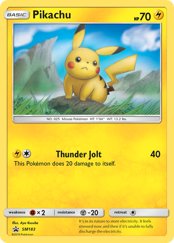 Pikachu 183, SM Black Star Promos