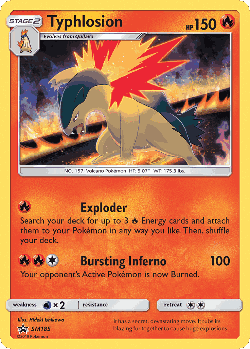 Typhlosion 185, SM Black Star Promos