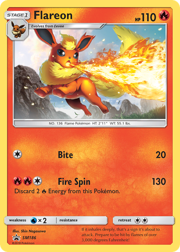 Flareon 186, SM Black Star Promos