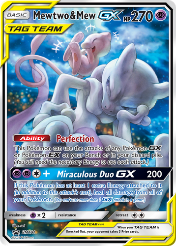 Mewtwo & Mew-GX 191, SM Black Star Promos