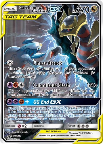 Garchomp & Giratina-GX 193, SM Black Star Promos