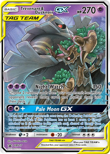 Trevenant & Dusknoir-GX 217, SM Black Star Promos