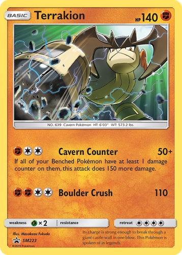 Terrakion 223, SM Black Star Promos