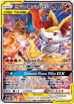 Charizard & Braixen-GX 230, SM Black Star Promos