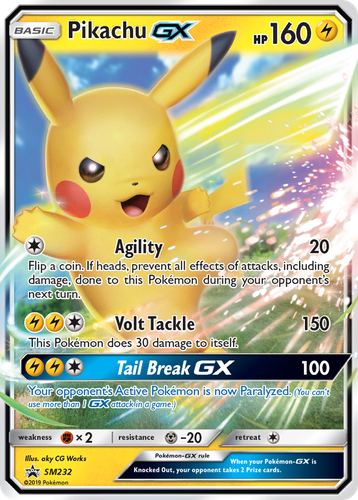 Pikachu-GX 232, SM Black Star Promos