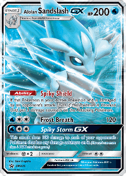 Alolan Sandslash-GX 236, SM Black Star Promos