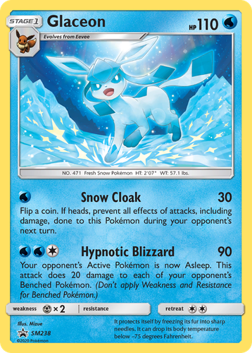 Glaceon 238, SM Black Star Promos