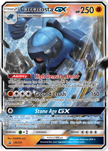 Carracosta-GX 239, SM Black Star Promos