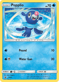 Popplio Pokémon TCG card art
