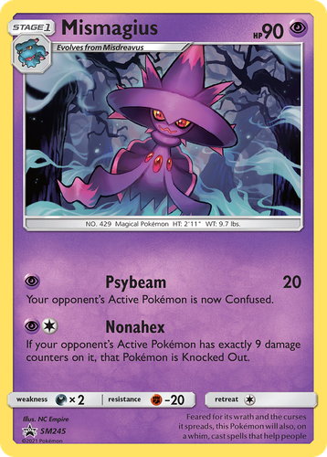 Mismagius 245, SM Black Star Promos