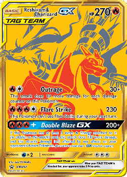 Reshiram & Charizard-GX 247, SM Black Star Promos
