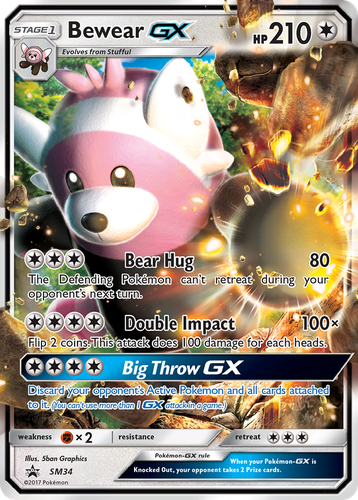 Bewear-GX 34, SM Black Star Promos