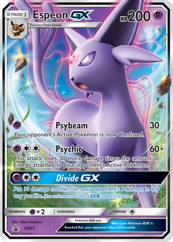 Espeon-GX 35, SM Black Star Promos